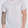 Camiseta 100% Algodão Slim Tee Com Bolso - No Sense