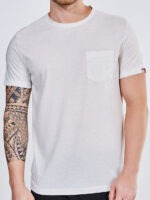 Camiseta 100% Algodão Slim Tee Com Bolso - No Sense