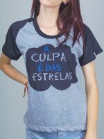 Camiseta A Culpa É Das Estrelas Feminina Babylook Raglan - No Sense