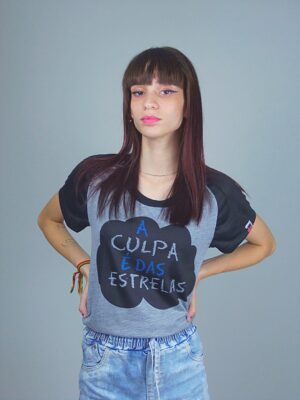 Camiseta A Culpa É Das Estrelas Feminina Babylook Raglan_ (3)