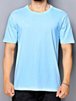 Camiseta Azul T-Shirt Tee Lisa - No Sense