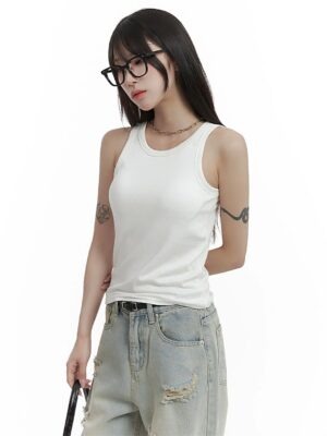 Camiseta Babylook Branca 100% Algodão Regata Básica Lisa Sem Estampa (3)