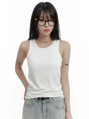Camiseta Babylook Branca 100% Algodão Regata Básica Lisa Sem Estampa (4)