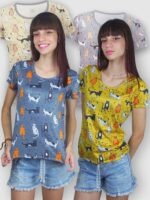 Camiseta Babylook Fã de Gatos - Cat Fan - No Sense