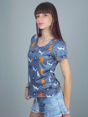 Camiseta Babylook Fã de Gatos - Cat Fan_ (3)