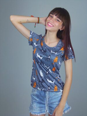 Camiseta Babylook Fã de Gatos - Cat Fan_ (4)