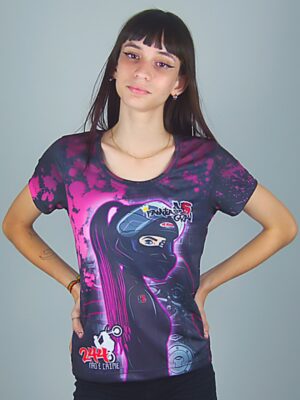 Camiseta Babylook Família Moto Ninja Dry Fit #244 Não é Crime (3)