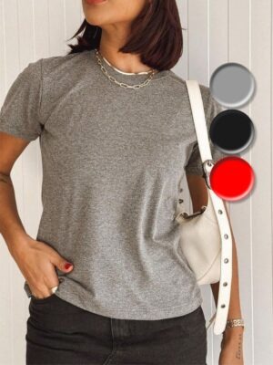 Camiseta Babylook Feminina Cores T-Shirt Tee