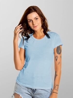Camiseta Babylook Feminina Lisa T-Shirt Tee Cores (12)