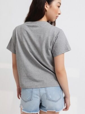 Camiseta Babylook Lisa T-Shirt Tee Cores Neutras (6)