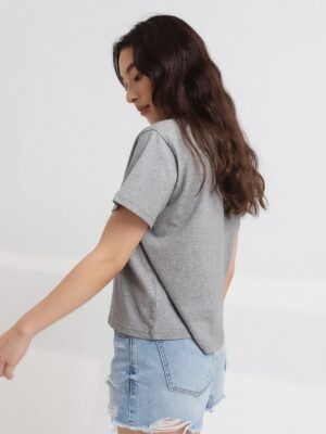 Camiseta Babylook Lisa T-Shirt Tee Cores Neutras (8)