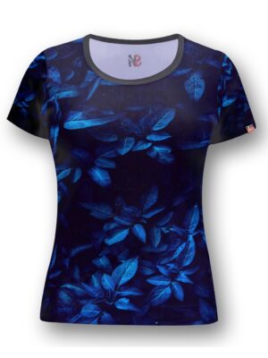Camiseta Babylook Natureza Azulado Dry Fit - TOTAL - No Sense (1)