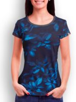 Camiseta Babylook Natureza Azulado - TOTAL - No Sense