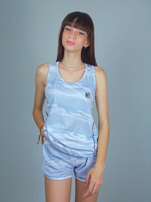 Camiseta Babylook Regata Azul Aquarius (1)