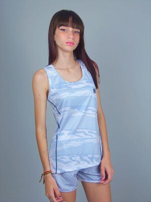 Camiseta Babylook Regata Azul Aquarius (5)
