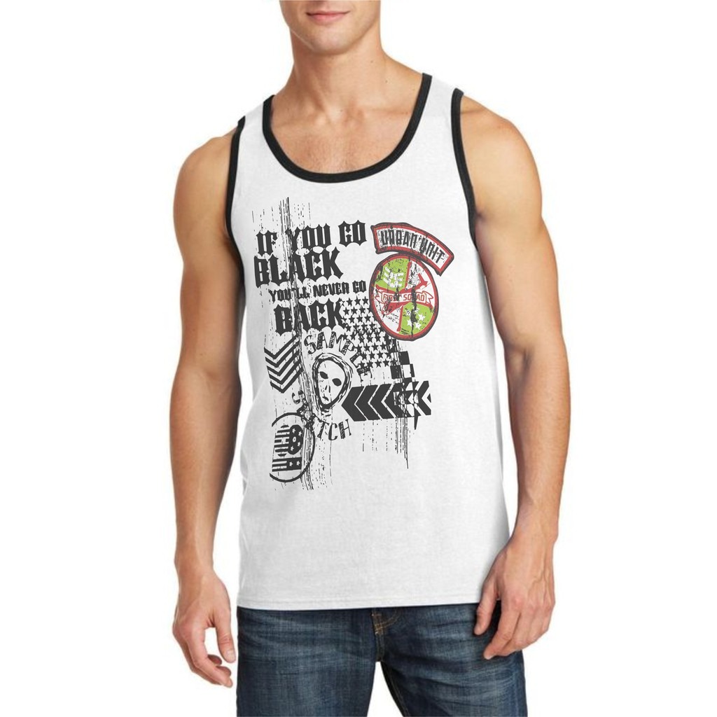 Camiseta Black Back Regata Ringer - No Sense