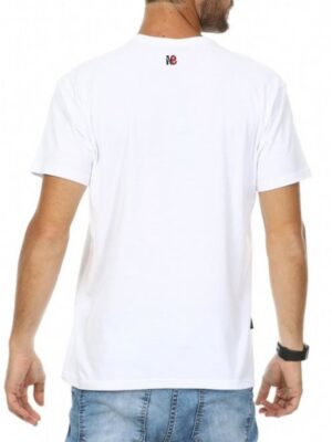Camiseta Branca Masculino Estampado Astronauta - No Sense (3)