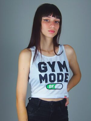 Camiseta Cropped Regata Mode On Academia Soltinha Crop Top Tank (6)