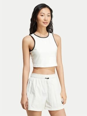 Camiseta Cropped Regata Ringer Sem Manga Crop Top Soltinho - No Sense (5)