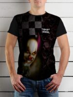 Camiseta Cria da Quebrada modelo Slim Palhaço do Mal - TOTAL - NO SENSE