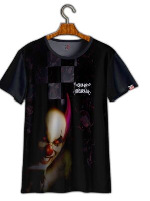 Camiseta Dry Fit Cria da Quebrada modelo Slim Palhaço do Mal - TOTAL - NO SENSE (4)