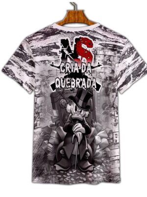 Camiseta Dry Fit Tio Patinhas Cria da Quebrada Modelo Slim - TOTAL - NO SENSE (3)