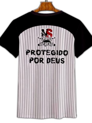 Camiseta Dry Fit Tipo Baseboll Cria da Quebrada sem Botão - TOTAL - NO SENSE (2)