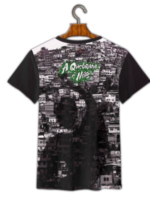 Camiseta Dry Fit a Quebrada é Nóis Modelo Slim - TOTAL - NO SENSE (2)