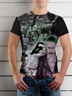 Camiseta a Quebrada é Nóis Modelo Slim - TOTAL - NO SENSE