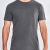Camiseta Estonada Chumbo Mescla Lisa Grafite T-Shirt Tee - No Sense
