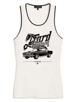 Camiseta Ford Mustang Regata Masculino Ringer - No Sense (3)