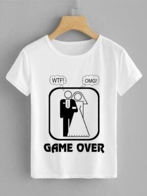 Camiseta Game Over Básica Para Namorado - No Sense (1)
