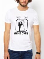 Camiseta Game Over Básica Para Namorado - No Sense