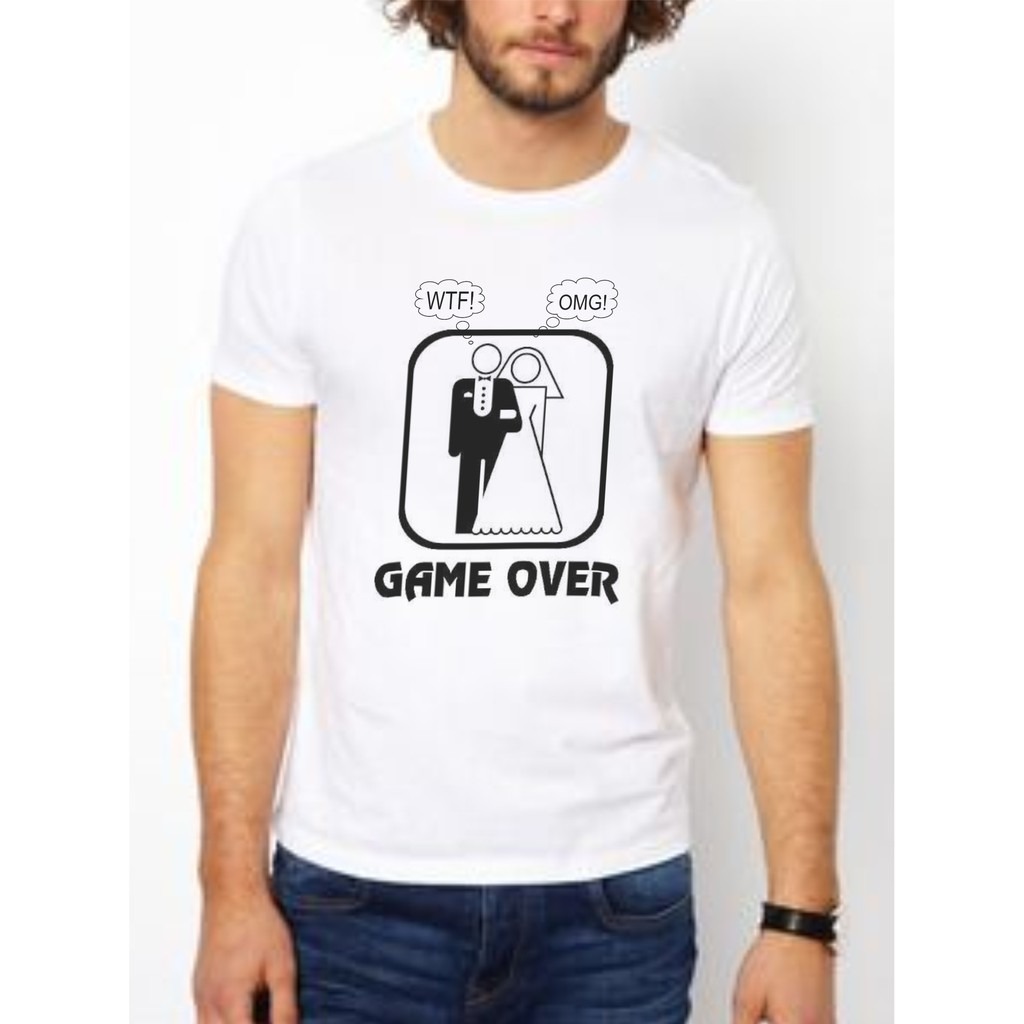 Camiseta Game Over Básica Para Namorado - No Sense