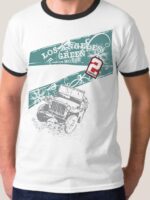 Camiseta Masculina Com Manga Estilo Ringer Tee Los Angeles - No Sense