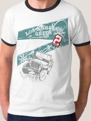 Camiseta Masculina Com Manga Estilo Ringer Tee Los Angeles - No Sense (4)