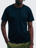 Camiseta Masculina Preta Lisa Sem Estampa T-Shirt Tee - No Sense