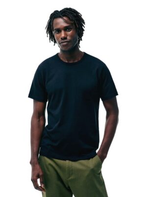 Camiseta Masculina Preta Lisa Sem Estampa T-Shirt Tee (2)