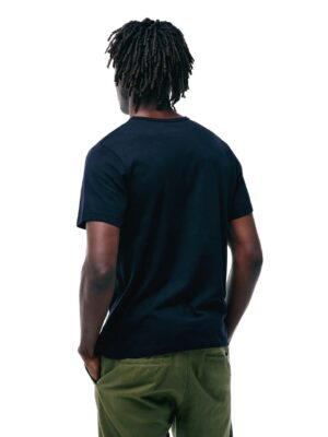 Camiseta Masculina Preta Lisa Sem Estampa T-Shirt Tee (4)