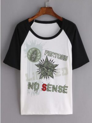 Camiseta Masculino Slim Raglan Factory - No Sense (3)