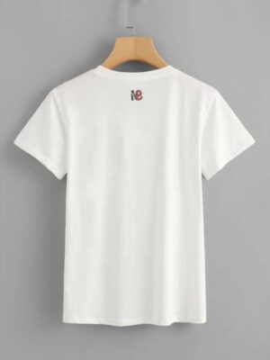 Camiseta Mood Básica Branca Estampado - No Sense (2)