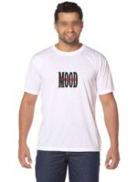 Camiseta Mood Básica Branca Estampado - No Sense