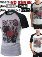 Camiseta Pit Bull Inconcert Raglan Unissex - No Sense