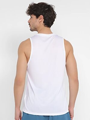 Camiseta Regata Branco Lisa Sem Estampa (05)