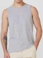 Camiseta Regata Cinza Gym Sport Sem Manga - No Sense