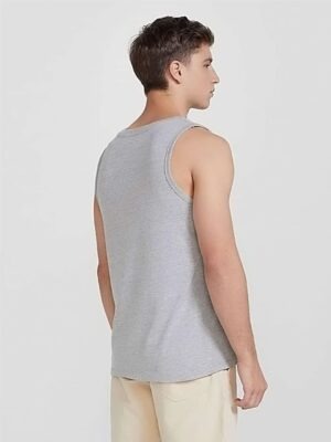 Camiseta Regata Cinza Gym Sport Sem Manga - No Sense (7)