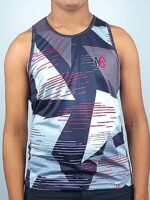 Camiseta Regata Estampado Abstrato Dry Fit - TOTAL - No Sense