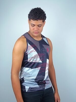 Camiseta Regata Estampado Abstrato Dry Fit (2)