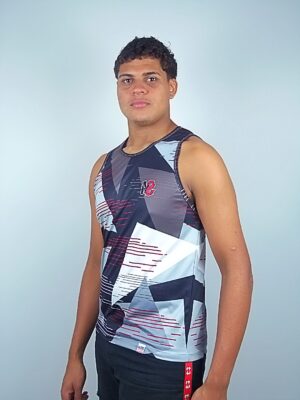 Camiseta Regata Estampado Abstrato Dry Fit (6)