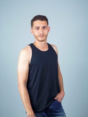 Camiseta Regata Masculino Preta Lisa Tee (5)